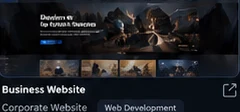Business website concept